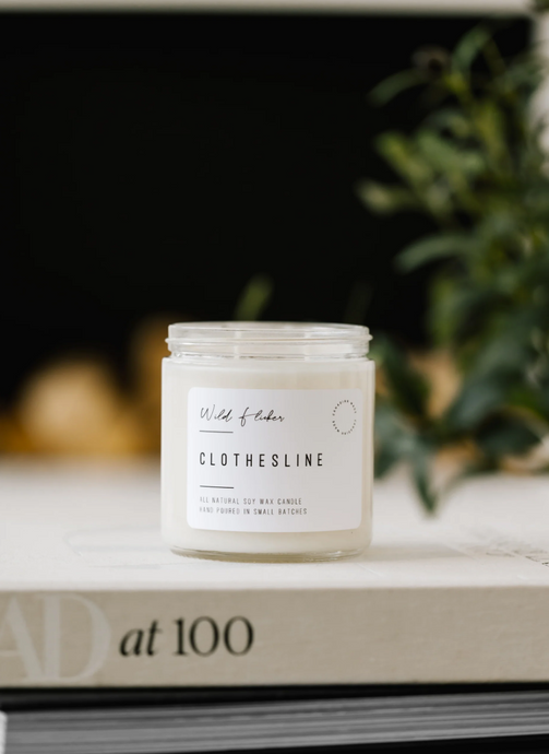 Clothesline Soy Wax Candle