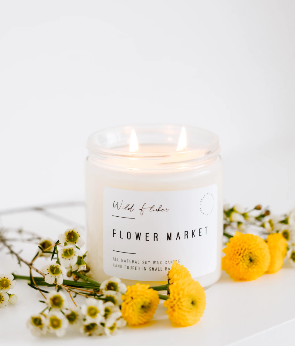 Flower Market Soy Wax Candle