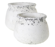 Load image into Gallery viewer, Distressed Cement Pot