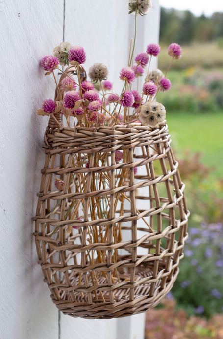 Open Weave Wall Hanging Basket
