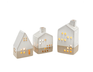 Ceramic Tealight House - Medium