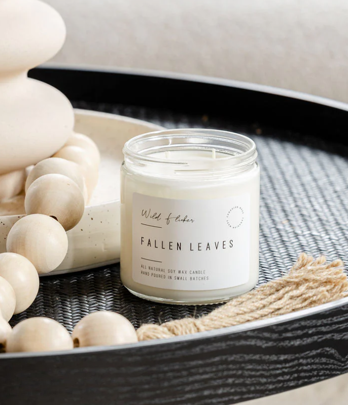 Fallen Leaves Soy Wax Candle