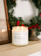 Load image into Gallery viewer, Home for the Holidays Soy Wax Candle