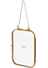 Load image into Gallery viewer, Brass Wall Hanging Picture Frame