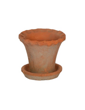 Load image into Gallery viewer, Frilly Edge Terracotta Pot - Small