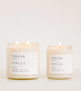Vanilla Soy Wax Candle