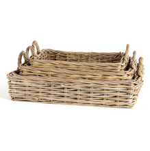 Load image into Gallery viewer, Rectangular Rattan Tray - Medium
