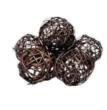 Load image into Gallery viewer, Pack of 6 Branch Balls - Brown