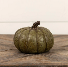 Load image into Gallery viewer, Faux Olive Green Pumpkin