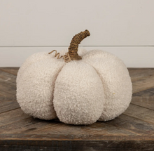 Load image into Gallery viewer, White Boucle Pumpkin