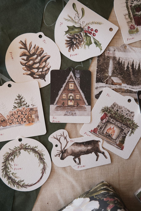 Gift Tags - Christmas at the Cabin Set