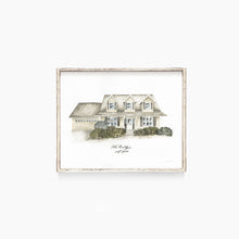 Load image into Gallery viewer, Custom Watercolour House Portrait