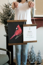 Load image into Gallery viewer, Cardinal on Black