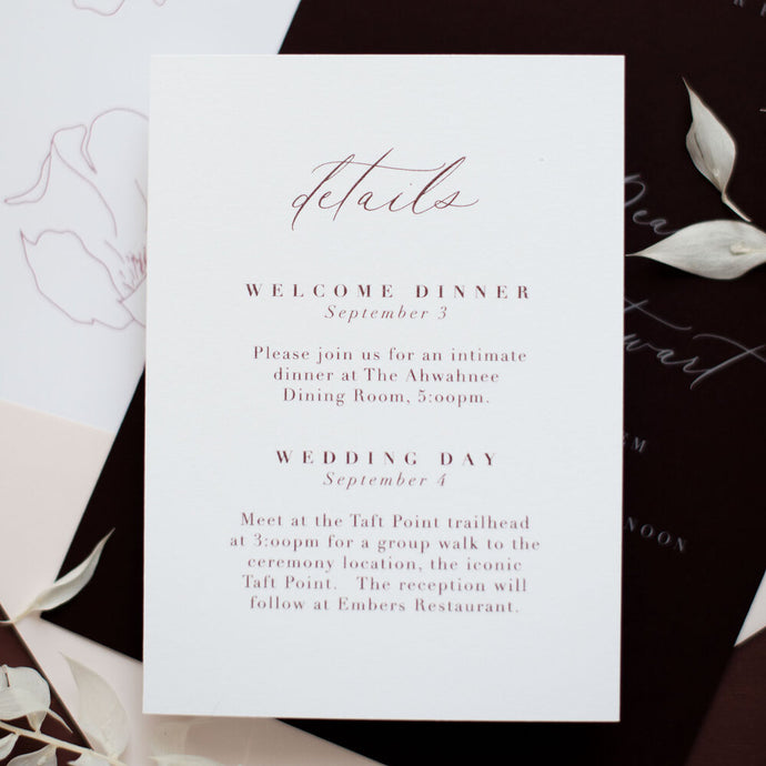 Taft Details Card
